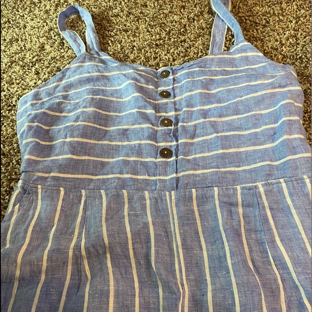 100% linen romper - Picture 4 of 7